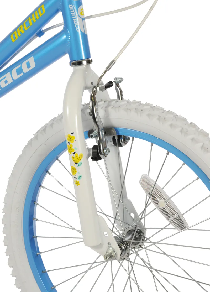 Ammaco Orchid 18 Inch Wheel Kids Bike Blue-5